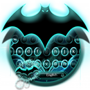 Bat Hero Blue Neon Keyboard APK