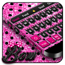 Pink Black Bow Keyboard APK