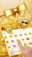 Golden Glitter Keyboard ภาพหน้าจอ 1