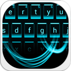 Cool simple black Keyboard Theme ikon