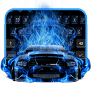 Blue Racing Car keyboard APK