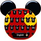 Cute Micky Bowknot Keyboard Theme آئیکن