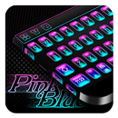 розовый & синий клавиатура APK