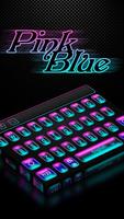 Pink & Blue Keyboard ポスター