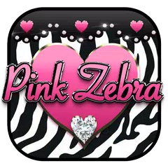 Baixar Pink Diamond Zebra Love Keyboard Theme APK