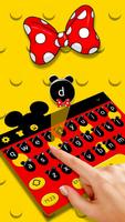 برنامه‌نما Cute Micky Bow keyboard Theme عکس از صفحه