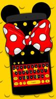 Cute Micky Bow keyboard Theme 포스터