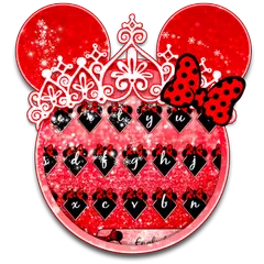 Red Cute Bow keyboard APK download