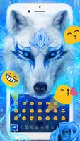 2 Schermata Blue Ice Wolf - Music Keyboard Theme