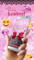 Minny Cute Pink Bowknot Keyboard Ekran Görüntüsü 1