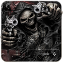 Devil Death Skull Gun Keyboard Theme aplikacja