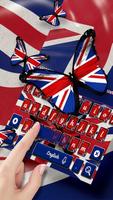 British Flag Keyboard Theme syot layar 1