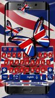 British Flag Keyboard Theme 스크린샷 2