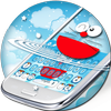 Blue Cat Cartoon Keyboard Theme icon