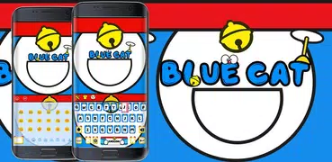 Blue Cat Keyboard🎨🎨Blue Cute Cat Keyboard