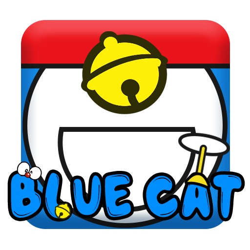 Blue Cat Keyboard🎨🎨Blue Cute Cat Keyboard