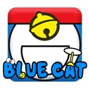 APK Blue Cat Keyboard🎨🎨Blue Cute Cat Keyboard