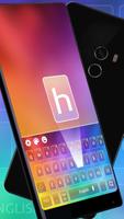 Color Flare Keyboard Theme imagem de tela 1