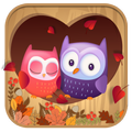 Cute Owl Love Keyboard Theme