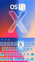 New Keyboard Theme for Phone X Cartaz