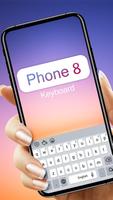 Smart New Keyboard For iPhone 8 Plakat