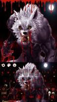 Bloody Werewolf 3D Skull Keyboard capture d'écran 3
