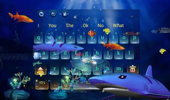 3D Ocean Aquarium Keyboard 스크린샷 1
