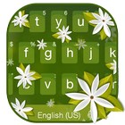 Тема Jasmine Flowers Keyboard иконка