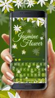 Тема Jasmine Flowers Keyboard скриншот 2