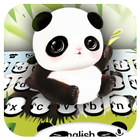 Lovely panda keyboard icône