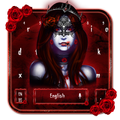 Bloody Red vampire keyboard Theme