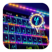 Neon Night Fireworks Keyboard