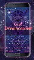 Owl dreamcatcher keyboard الملصق