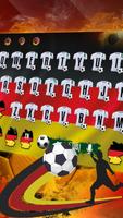 Germany Football Keyboard Theme পোস্টার