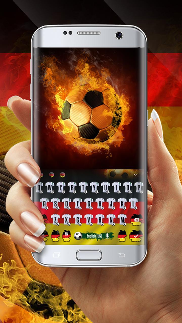 Android 用の ドイツのサッカーのキーボードテーマ Apk をダウンロード