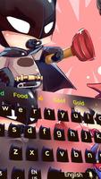 Super hero comic keyboard الملصق