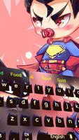 Super hero comic keyboard تصوير الشاشة 2