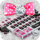 Silver Diamond Bow Keyboard icon