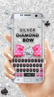 Silver Diamond Bow Keyboard ảnh chụp màn hình 1