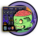 Halloween keyboard zombies cemetery theme  Emoji APK