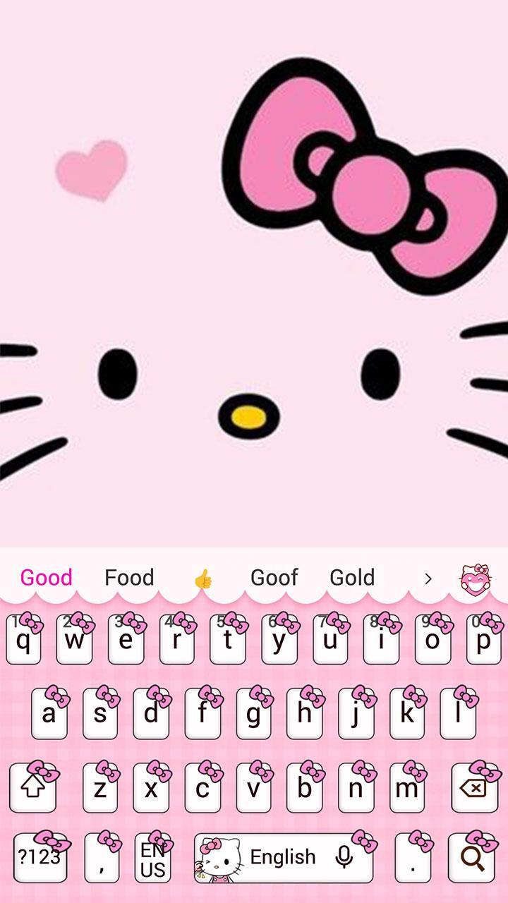 Tema Keyboard Kartun Pink Cute Kitty For Android Apk Download