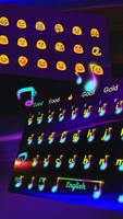 Neon dance notes keyboard スクリーンショット 1