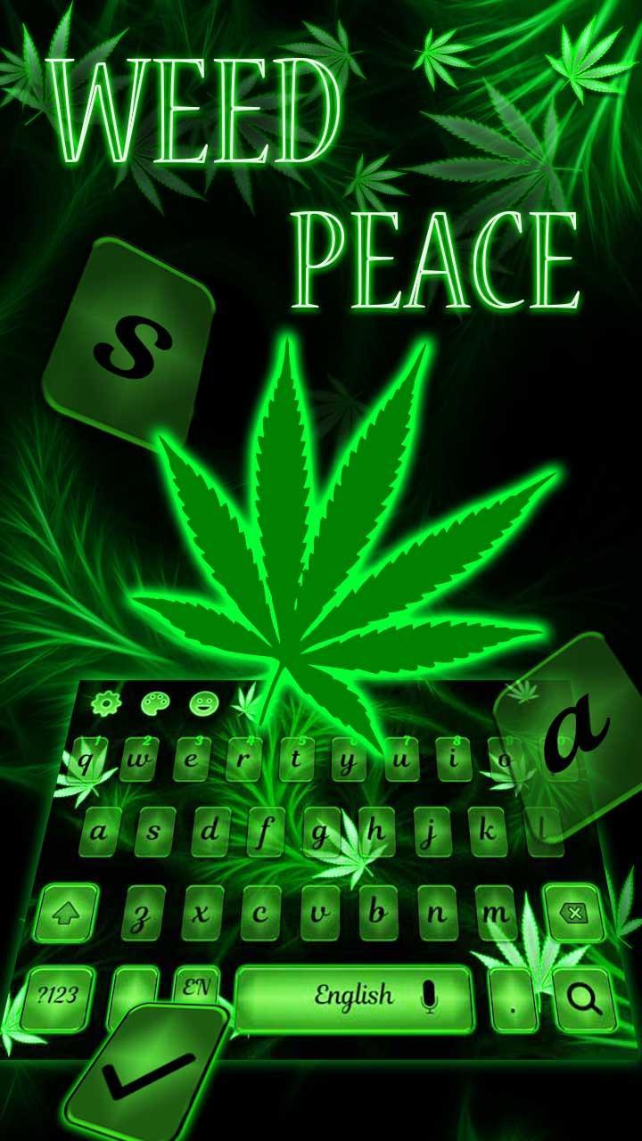 Smoky Weed Leaf Keyboard Theme For Android Apk Download