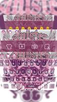 Pink terror skull keyboard screenshot 2
