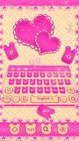 Poster Pink Mouse Keyboard Theme