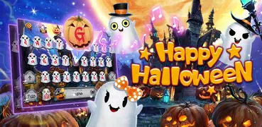 Tema della tastiera del fantasma di Halloween