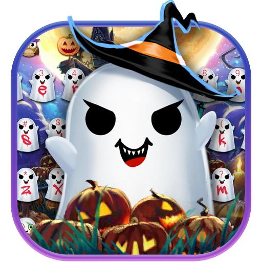 Tema della tastiera del fantasma di Halloween