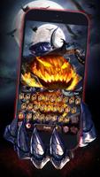 Halloween Pumpkin Keyboard Theme Plakat