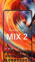 Keyboard Theme for MI Mix 2 اسکرین شاٹ 1