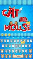 برنامه‌نما Cat and Mouse keyboard theme عکس از صفحه
